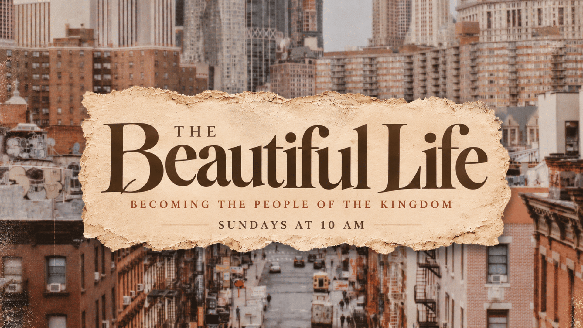 The Beautiful Life Promo Graphic